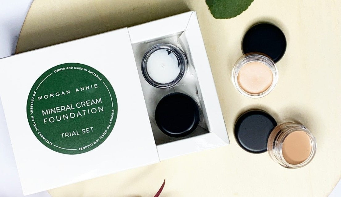 HOW-TO GUIDE TO APPLYING OUR MINERAL CREAM FOUNDATION TRIAL PACK