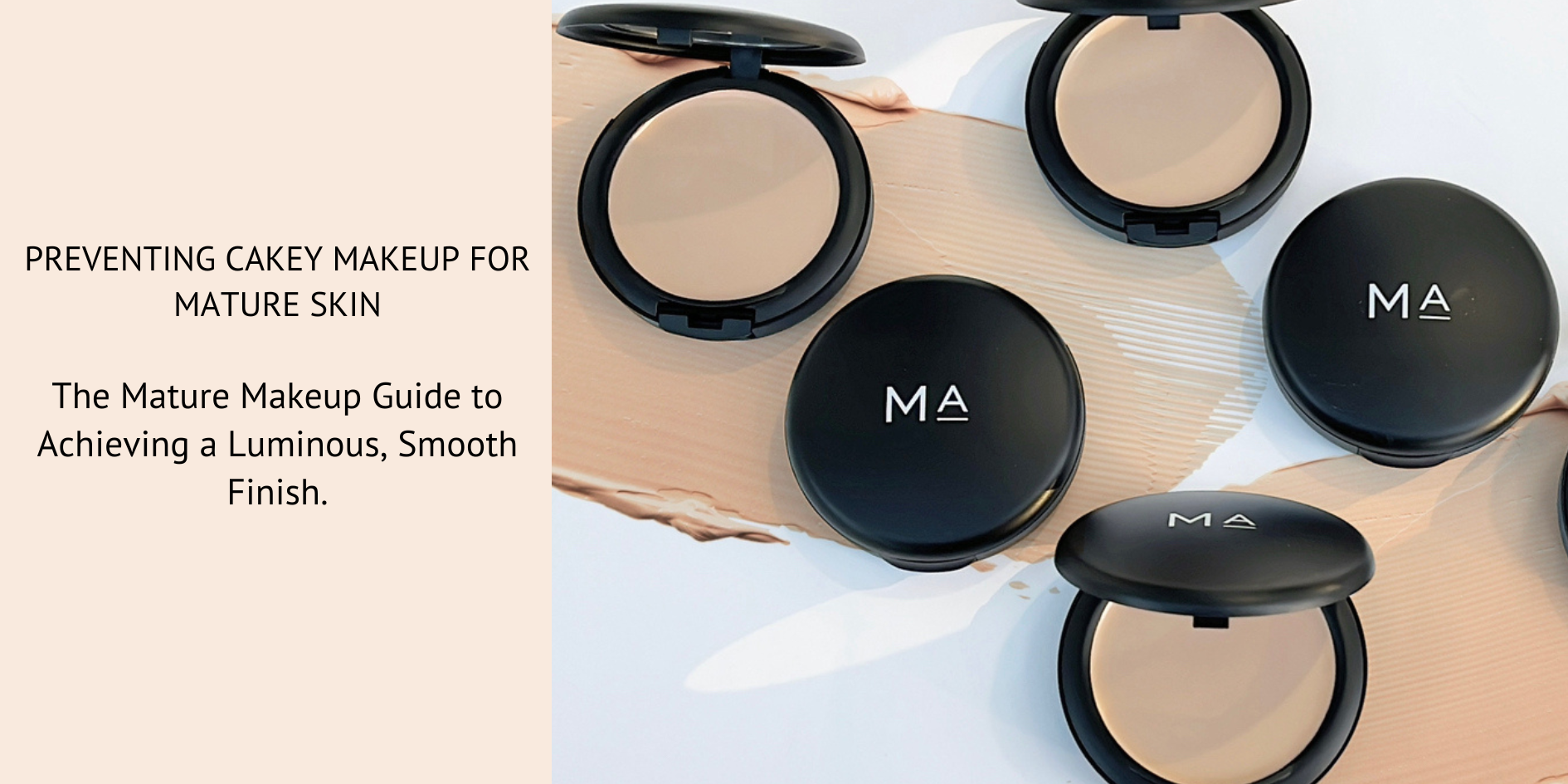 Preventing Cakey Makeup for Mature Skin: The Mature Makeup Guide to Ac